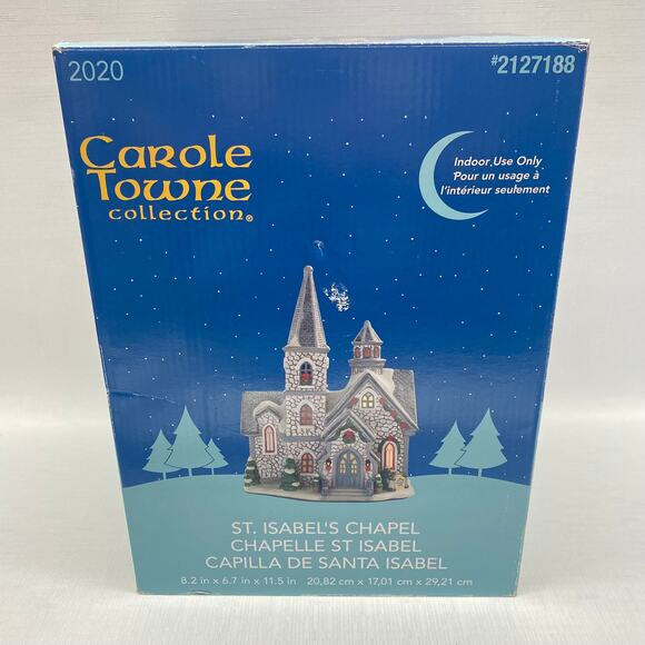 Carole Town Collection St. Isabel's Chapel EUC With Foam & Box - Picture 7 of 12